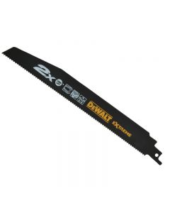 Dewalt DT2301L-QZ 152mm Extreme 2X Life 10tpi Reciprocating Saw Blades Genral Purpose Pack of 5