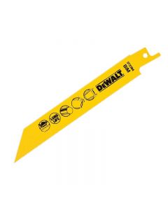 Dewalt DT2385-QZ 152mm 1.1mm Reciprocating Saw Blades for Metal Pack of 5