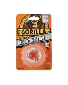 Gorilla Heavy Duty mounting Tape Crystal Clear 1.5m