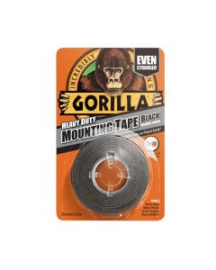 Gorilla Heavy Duty mounting Tape Black 1.5m