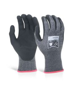 KUTSTOP Micro Foam Nitrile Knitwrist Gloves Cut D