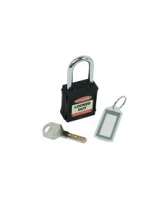 Spectrum Black Safety Lockout Padlock