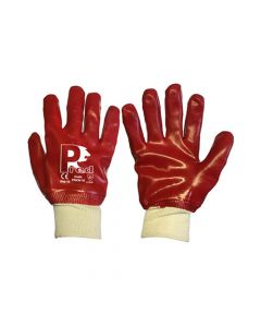 Predator Red PVC Knitwrist Gloves XL