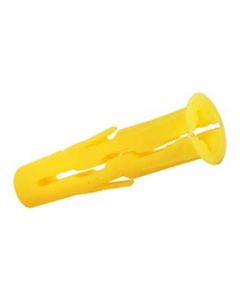 Rawlplug Uno Yellow Wall Plugs Card of 96 