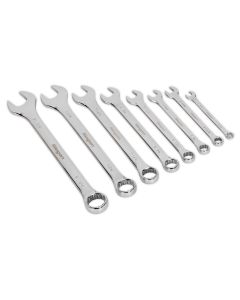 SEALEY WHITWORTH COMBINATION SPANNER SET 8PC
