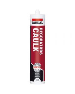 Soudal Decorators Caulk White 380ml
