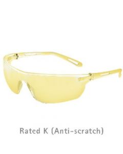 JSP Stealth 16G Hardia+ Safety Glasses Amber