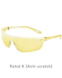 JSP Stealth 16G Hardia+ Safety Glasses Amber