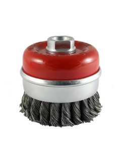 Timco 100mm Twist Knot Cup Brush M14 Thread