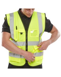 Hi-Viz Executive Vest Yellow