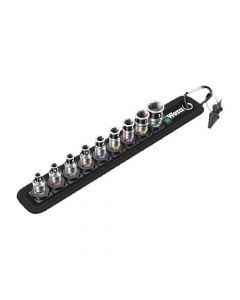 Wera 8790 9pc 1/4" Dr 4-13mm Hold Function Socket Set