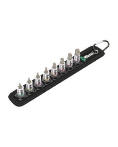 Wera 8pc 1/4" Drive 2-8mm Hold Function In Hex Socket Set