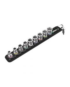 Wera 8790 9pc 3/8" Dr 8-19mm Hold Function Socket Set