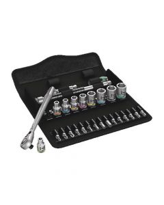 Wera 8100 Sa8 1/4Dr Ratchet & Socket Set 28 pce