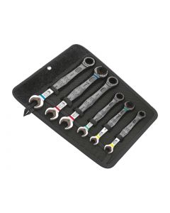 Wera Joker Ratchet Combi & Open End Spanner Set 6 pce