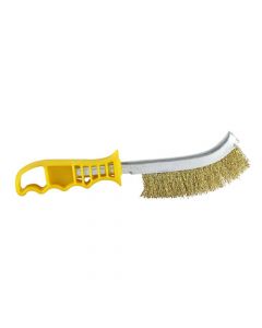 Timco Brass Fill Yellow Handle Wire Brush
