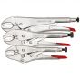 Gedore Red 3Pc Locking Pliers Set