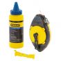 Stanley 0-47-465 Powerwinder Chalk Line Kit with Chalk and Line Level