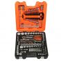 Bahco S138 Socket and Spanner Set 1/4", 3/8" and 1/2" Drive With 138 Pieces