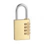 Veto 40mm Brass Combination Padlock 4 Digits