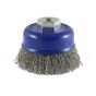 Timco 75mm Crimped Wire Cup Brush M14 Thread Stainless Steel