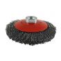 Timco 115mm Crimped Wire Bevel Brush M14 Thread