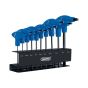 DRAPER 2-10MM METRIC T-HANDLE HEX KEY SET 10PC
