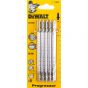 Dewalt DT2059-QZ Pack of 5 T345XF Progressor Jigsaw Blades for Wood and Metal