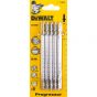 Dewalt DT2059-QZ Pack of 5 T345XF Progressor Jigsaw Blades for Wood and Metal