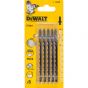 Dewalt DT2077-QZ Pack of 5 T244D Jigsaw Blades for Wood