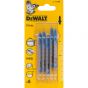 Dewalt DT2160-QZ Pack of 5 T118A Jigsaw Blades for Metal