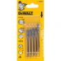 Dewalt DT2168-QZ Pack of 5 T101AO Jigsaw Blades for Wood and Laminate