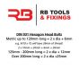 M8 Hex Head Bolts Zinc Plated 8.8 Grade