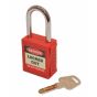 Spectrum Red Safety Lockout Padlock