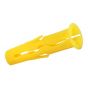 Rawlplug Uno Yellow Wall Plugs Card of 96 