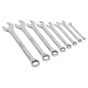SEALEY WHITWORTH COMBINATION SPANNER SET 8PC