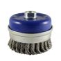 Timco 100mm Stainless Steel Twist Wire Cup Brush M14 Thread 