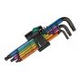 Wera Hex Plus Colour Sleeve Hex Key Set 9pc 1.5-10 mm