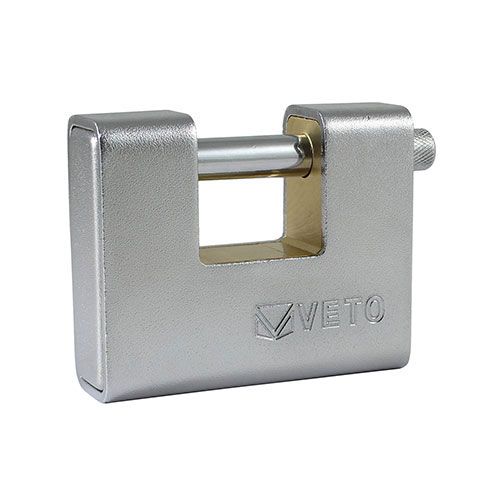 Veto 90mm Rectangular Armoured Padlock