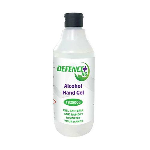 Defence+ 70% Alcohol Hand Gel Sanitiser 500ml