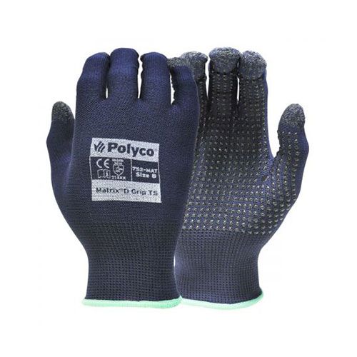 Polyco Matrix D Seamless PVC Dot Touchscreen Gloves