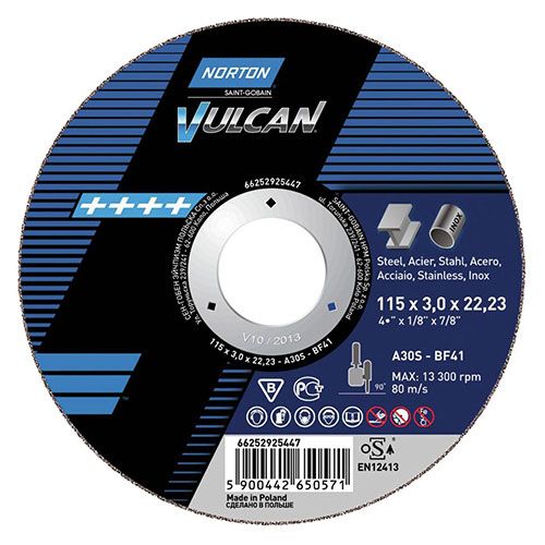 Norton Vulcan INOX Cutting Discs