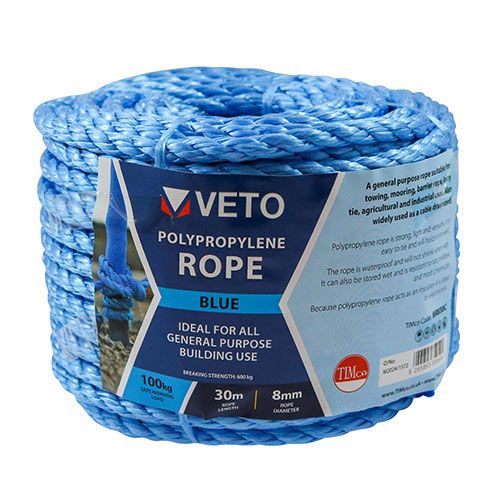 12mm x 30m Blue Poly Rope 