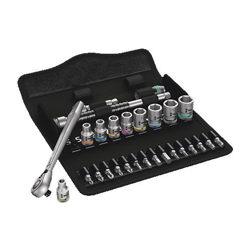 Wera 8100 Sa8 1/4Dr Ratchet & Socket Set 28 pce
