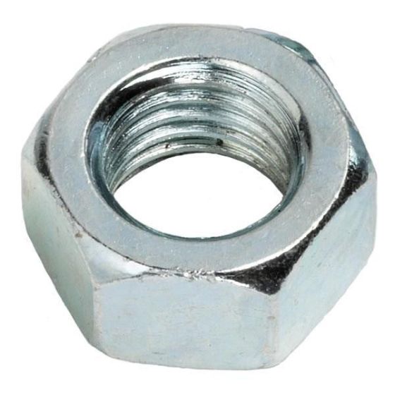 Hexagonal Full Nuts Zinc Plated (Pack of 100)