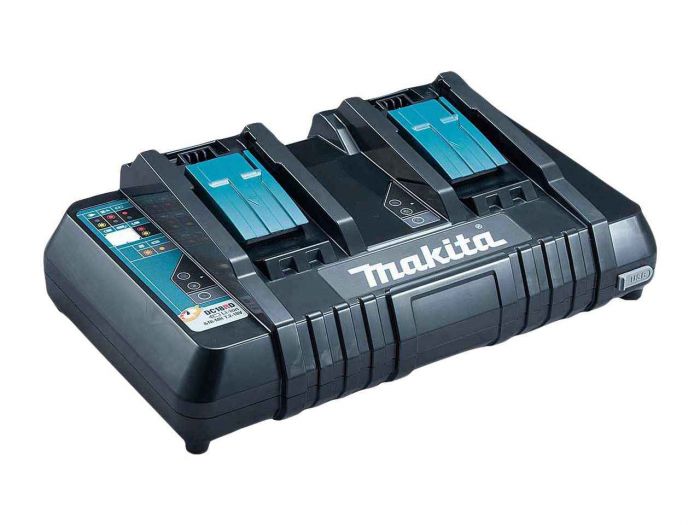 Makita DC18RD Twin Port 14.4v - 18v Li-Ion Battery Rapid Charger