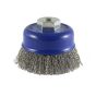 Timco 75mm Crimped Wire Cup Brush M14 Thread Stainless Steel